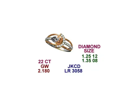 light weight womans ring for all occasions  3D print model