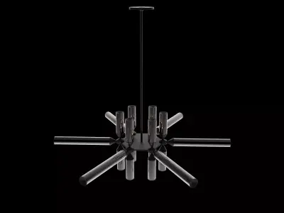 Gabriel Scott Kaleidoscope 12 Geometric Glass Chandelier Model 3D model