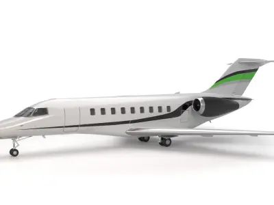 Generic Airplane 01 3D model
