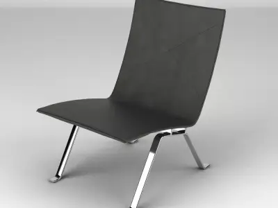 Poul Kjaerholm Style PK22 Chair 3D model