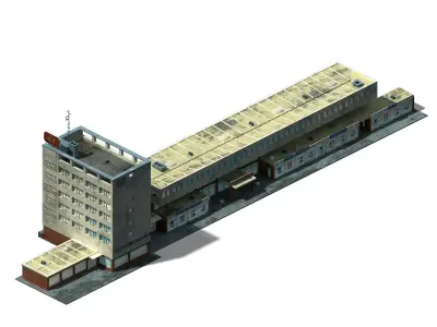 Heterogeneous - Architecture - Building 06 3D model