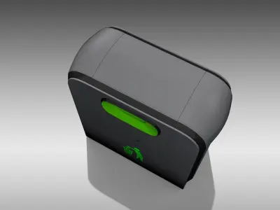 Renew Smart Trash Can Low-poly 3D model