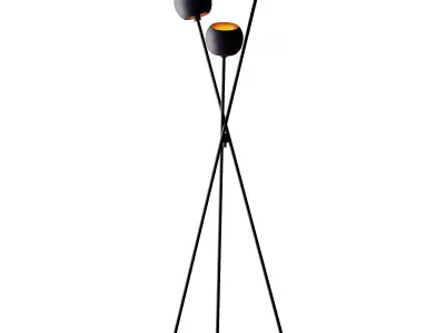 Kenner Tripod Floor Lamp 3D model