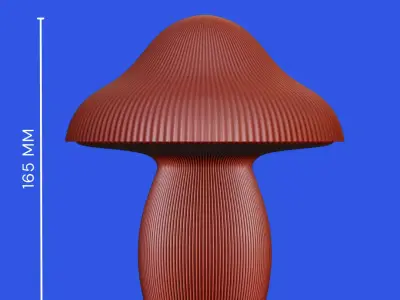 Mushroom Lamp Concept 3D print model