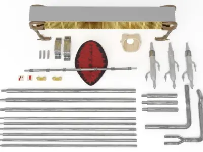 Jabbas Throne Room - Set 2a - Throne Area Attributes  1-6 scale 3D print model