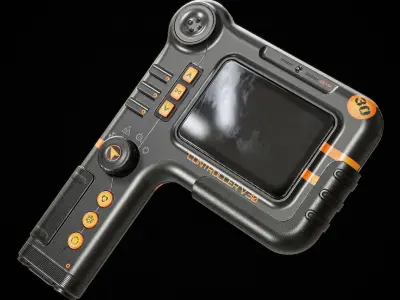 Sci-fi Controller V30 PBR Low-poly 3D model