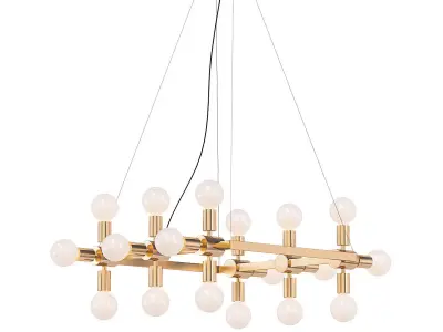 RADCLIFFE modern chandeliers - brass pendant light 3D model
