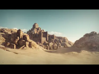 The Lost Temple 3D model