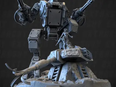 Wolverine Static 100mm Set 3D print model