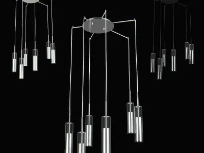 75606x Cilino Lightstar Hanging Chandelier 3D model