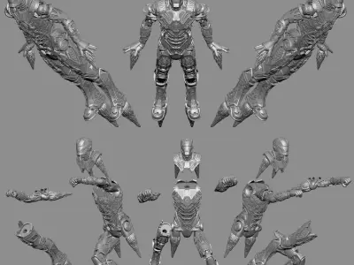 Iron Man mark41         Small scale printable Iron Man 3D print model