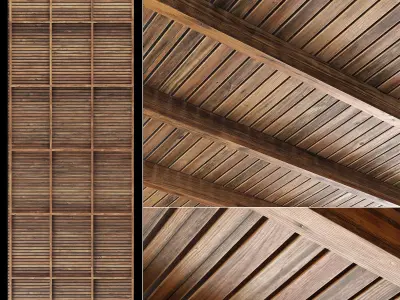 Branches rectangular ceiling N1 3D model