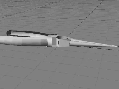 Mechanical Handtools - Round-nose Pliers 3D model