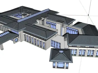 vacation spot-Resort-Fashion Leisure Hotel-0242 3D model