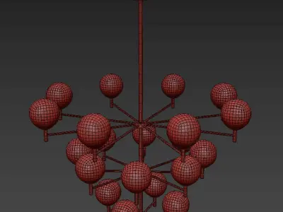 Foster chandelier 3D model