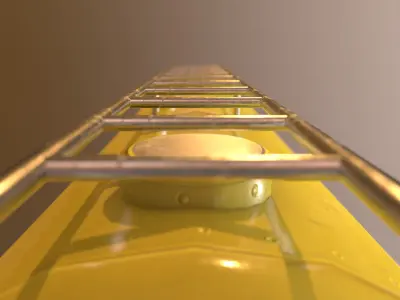 Cistern Realistic - Low Poly - Game ready Low-poly 3D model tank Low-poly 3D model