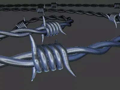 Barbed Wire  3D model
