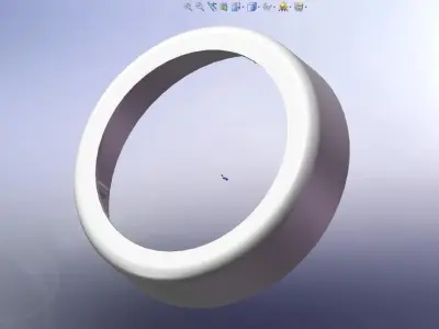 Battery Powered 3M Command Strip or Screw Mounted LED Night L... Free 3D print model