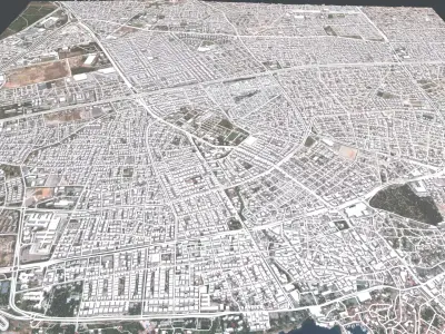 Cityscape Antalia Turkey 3D model