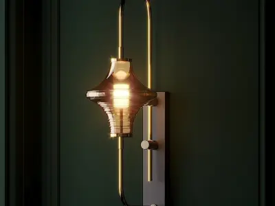 CAYMON Wall Sconce by Jaisons Emporio 3D model