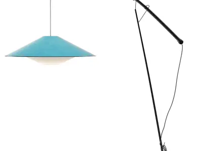 roche bobois pekin outdoor floor lamp 3D model