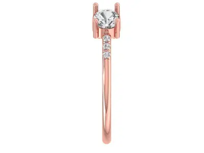 Women Light Weight Band Ring 3D print model 28