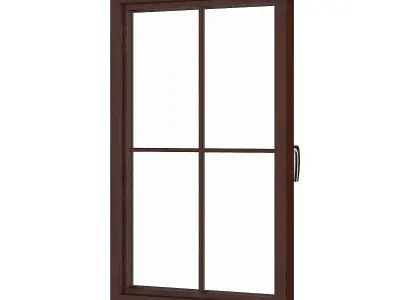 Wooden Window 10 3D model