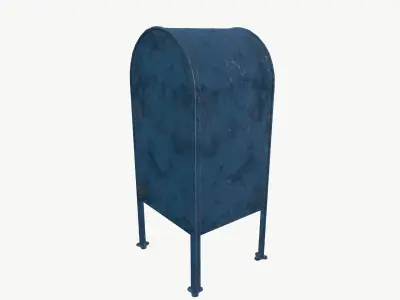 Mail Box Low-poly 3D model purchase