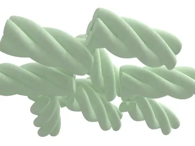 Marshmallows V2 006 Low-poly 3D model