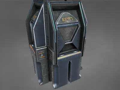 Sci-fi Machine Low-poly 3D model purchase