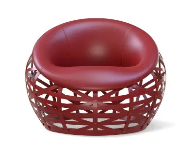 Louis Vuitton Diamond Armchair Chair Low-poly 3D model