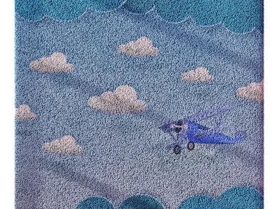 Kids Carpet Set 41 3D model