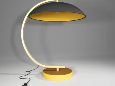 Adriana Bedside Lamp-lampshade Low-poly 3D model