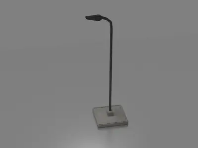 Low Poly Street Light 3D model