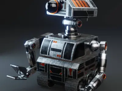 Sci-Fi Construction Robot 3D model