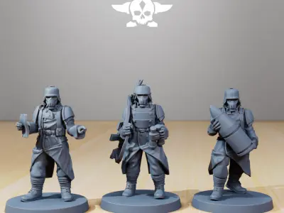 GrimGuard Artillery 3D print model