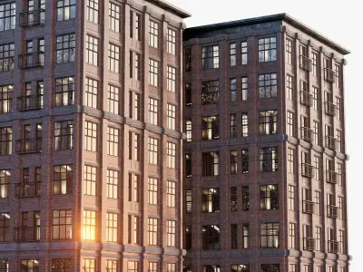 NYC buildings model 3D model