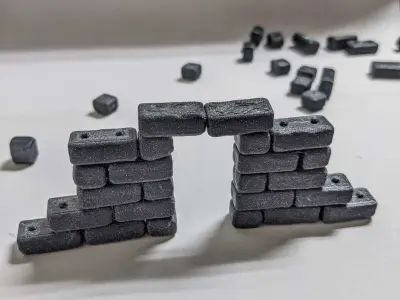Brick Wall 3D print model