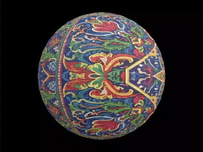 Seamless Carpet Series 6 Texture PBR 4K Texture