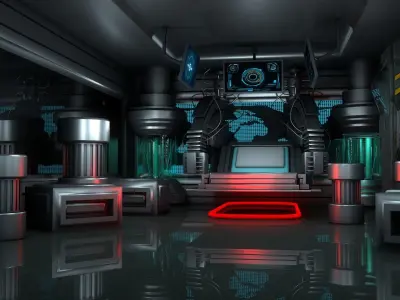 Sci Fi Room 3D model