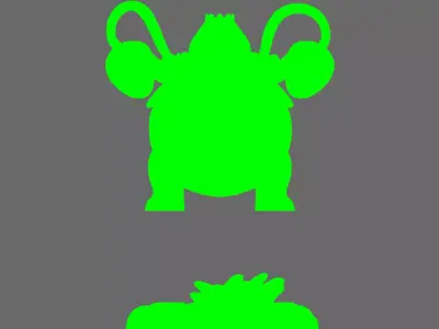 Space Orcs Maneater Vinewhip Attack Beast 3D print model