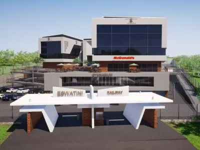 OFFICE PARK COMPLEX 3D model