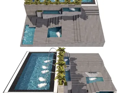 SWIMMING POOL NO68 A 3D model