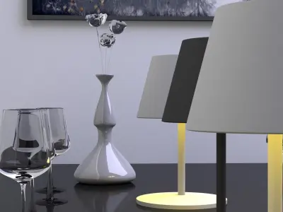 Table lamp 3D model