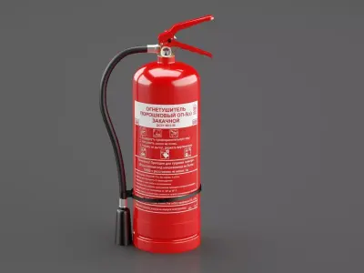 Fire Extinguisher 3D model 28