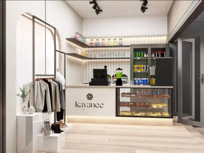 booth 6x3 two side open  3D model