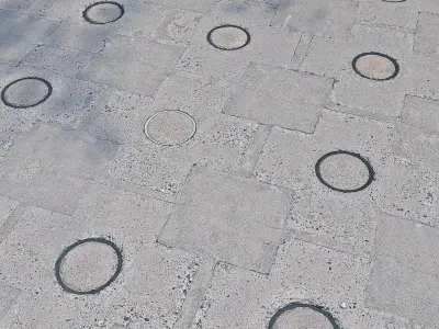 Ultra realistic Concrete floor Hq 3 3D model