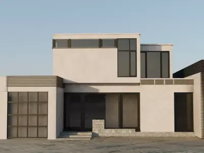 Seaside Residential House 3D model