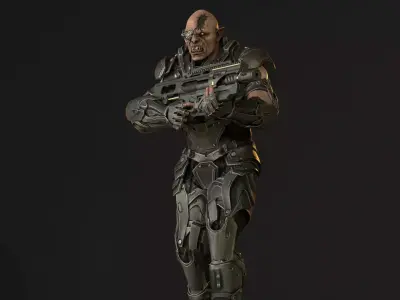 WestlandReaper6 Low-poly 3D model