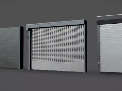 Rolling Gates Low-poly 3D model